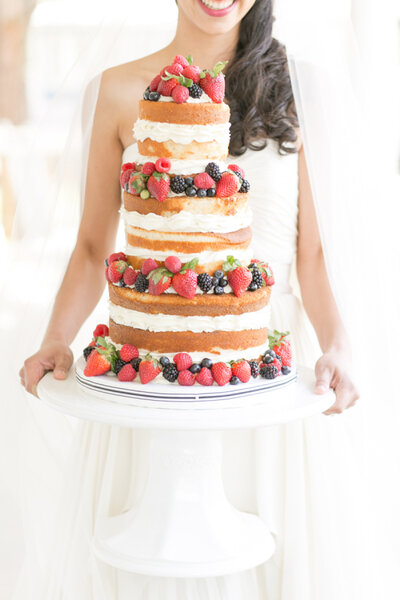 Lets Get Naked Unfrosted Wedding Cakes 