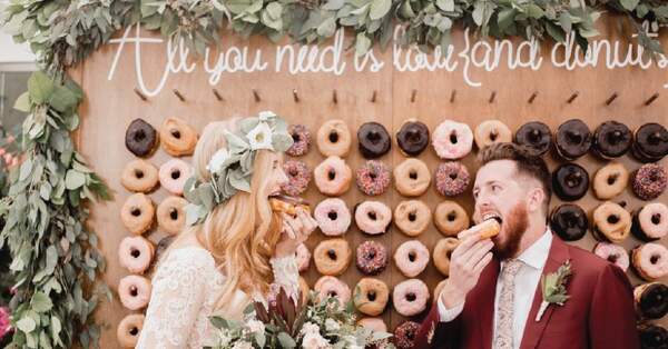 Donut Walls Der Susse Foodtrend Fur Ihre Hochzeitsfeier